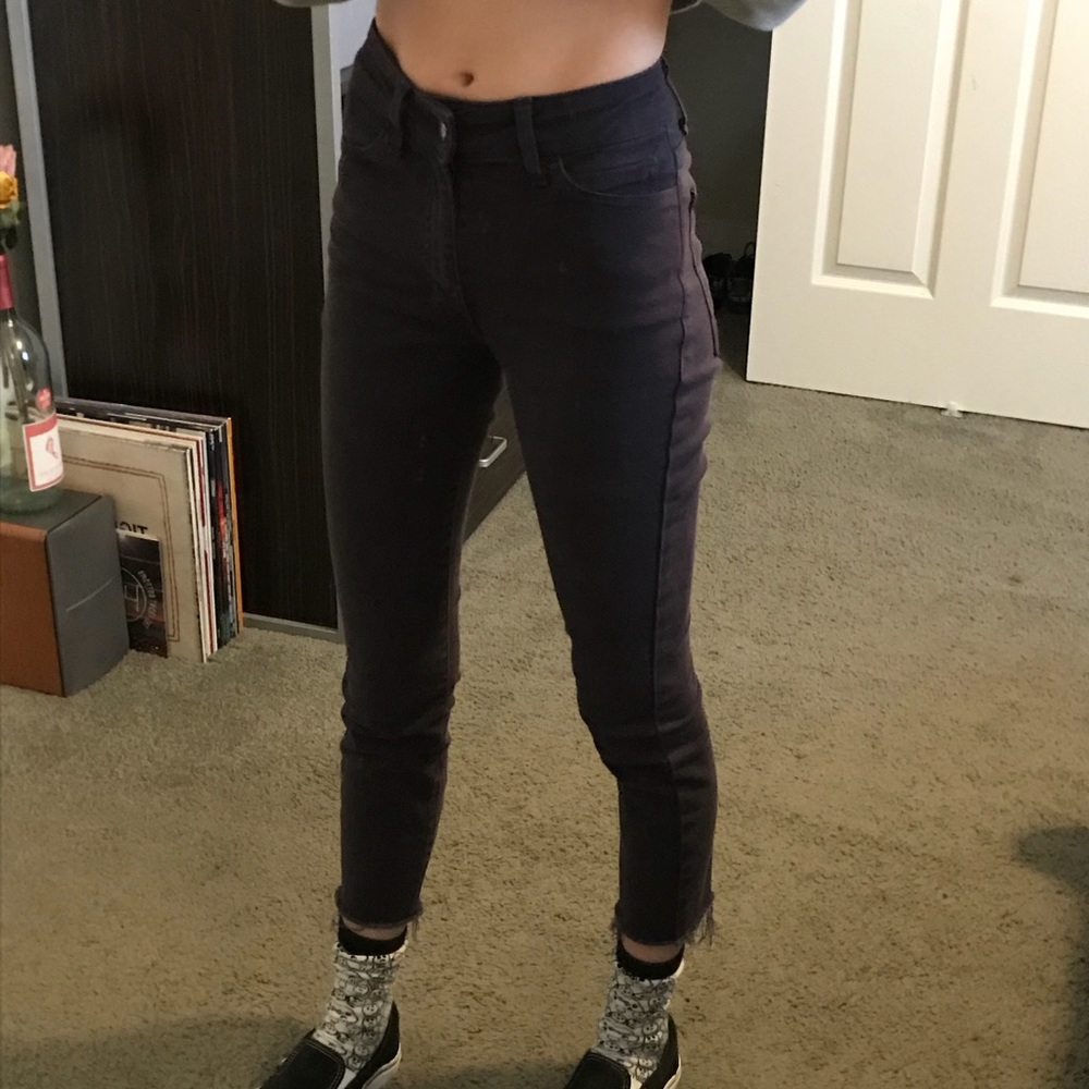 sold AA / purple pencil jeans - Picture 3 of 4